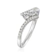 .41 ct. t.w. Diamond Two Stone Ring in 14kt White Gold