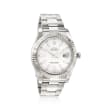 Pre-Owned Rolex Datejust II Men's 41mm Automatic Watch in Stainless Steel and 18kt White Gold 