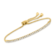 1.00 ct. t.w. Diamond Bolo Bracelet in 14kt Yellow Gold