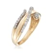 .28 ct. t.w. Diamond Snake Ring in 14kt Yellow Gold