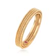 Roberto Coin &quot;Symphony&quot; Barocco Ring in 18kt Yellow Gold