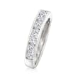 1.00 ct. t.w. Channel-Set Diamond Ring in 14kt White Gold