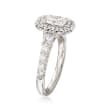 Henri Daussi 1.87 ct. t.w. Diamond Engagement Ring in 18kt White Gold