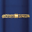 14kt Yellow Gold Oval-Link Bracelet with Magnetic Clasp