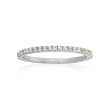 Gabriel Designs .15 ct. t.w. Diamond Wedding Ring in Platinum
