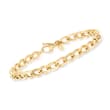 Italian Curb-Link Bracelet in 18kt Yellow Gold