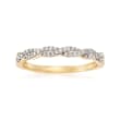 .15 ct. t.w. Diamond Braided Ring in 14kt Yellow Gold