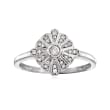 .15 ct. t.w. Diamond Disc Ring in 14kt White Gold