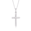 Child's Sterling Silver Cross Pendant Necklace