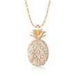 .10 ct. t.w. Diamond Pineapple Pendant Necklace