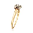 C. 1970 Vintage .15 Carat Diamond Ring in 14kt Yellow Gold