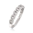 .29 ct. t.w. Diamond Link Wedding Ring in 14kt White Gold