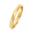 C. 2000 Vintage 3mm Band in 14kt Yellow Gold