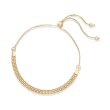 14kt Yellow Gold Bismark-Link Bolo Bracelet