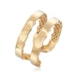 Roberto Coin &quot;Symphony Golden Gate&quot; 18kt Yellow Gold Double Row Ring