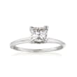 C. 1990 Vintage .75 Carat Diamond Solitaire Ring in 14kt White Gold