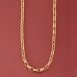 Italian 18kt Yellow Gold Cable-Link Necklace