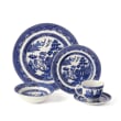 Wedgwood Johnson Brothers &quot;Willow Blue&quot; Dinnerware 