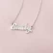 Child's Sterling Silver Personalized Name Necklace