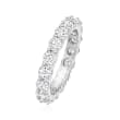 2.75 ct. t.w. CZ Eternity Band in Sterling Silver