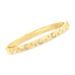 .10 ct. t.w. Diamond Celestial Bangle Bracelet in 18kt Gold Over Sterling