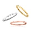 14kt Tri-Colored Gold Jewelry Set: Three Polished Rings