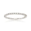 .50 ct. t.w. Diamond Eternity Band in Sterling Silver