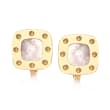 Roberto Coin &quot;Pois Moi&quot; 18kt Yellow Gold and Mother-Of-Pearl Earrings