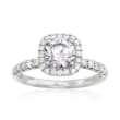 Simon G. .41 ct. t.w. Diamond Engagement Ring Setting in 18kt White Gold
