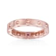 Roberto Coin &quot;Pois-Moi&quot; 18kt Rose Gold Dotted Ring