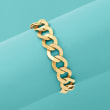 Italian 18kt Yellow Gold Link Bracelet