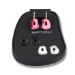 Mattioli &quot;Puzzle&quot; 18kt Yellow Gold Earrings with Three Interchangeable Drops: Black Onyx and Pink and White Mother-Of-Pearl