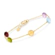 7.80 ct. t.w. Mixed Gem Bracelet in 14kt Yellow Gold