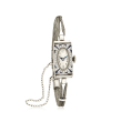 C. 1920 Vintage Women's 13mm Mechanical .30 ct. t.w. Diamond and Simulated Sapphire Watch in Platinum