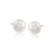 Mikimoto 7.5-8mm 'A' Akoya Pearl Earrings in 18kt White Gold