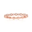 .25 ct. t.w. Diamond Eternity Band in 14kt Rose Gold