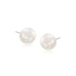 Mikimoto 4.5-6mm A+ Akoya Pearl Station Drop Earrings in 18kt White Gold
