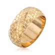14kt Yellow Gold Sequin-Inspired Ring