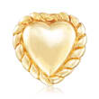 Italian 18kt Yellow Gold Heart Pin