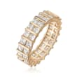 4.00 ct. t.w. CZ Eternity Band in 14kt Yellow Gold