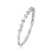 .16 ct. t.w. Baguette Diamond Band Ring in 14kt White Gold