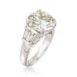 Majestic Collection 6.73 ct. t.w. Diamond Ring in 18kt White Gold