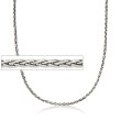 3mm Sterling Silver Wheat Chain Necklace