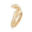 14kt Yellow Gold Snake Ring