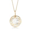 Mattioli &quot;Siriana&quot; 18kt Yellow Gold Pendant Necklace with Three Interchangeable Pendants: 18kt Gold and Multi-Stone