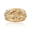 14kt Yellow Gold Rope-Style Ring