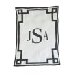 Child's Butterscotch Blankees Personalized Monogram and Scroll Blanket