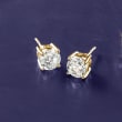 .50 ct. t.w. Diamond Stud Earrings in 14kt Yellow Gold
