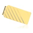 14kt Yellow Gold Polished Single-Initial Engravable Money Clip
