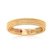 Roberto Coin &quot;Symphony&quot; Barocco Ring in 18kt Yellow Gold